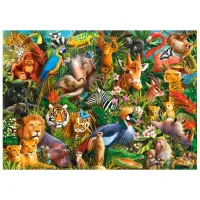 Puzzle 2D Castorland Amazing Animals 7+/ Numărul de piese: 180 photo 2