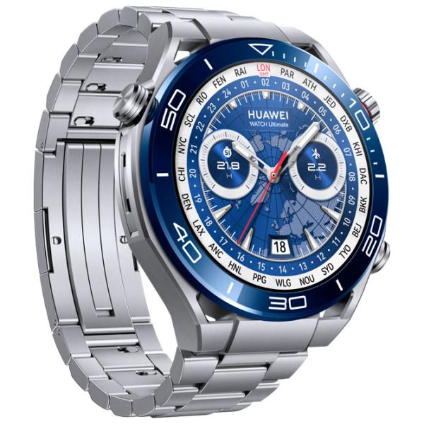 Ceas inteligent Huawei Watch Ultimate 1.9"/ 48 mm/ Blue - Steel/ Colombo B29 photo 6