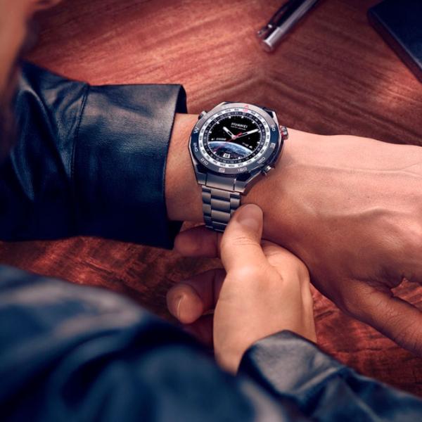 Ceas inteligent Huawei Watch Ultimate 1.9"/ 48 mm/ Blue - Steel/ Colombo B29 photo 8