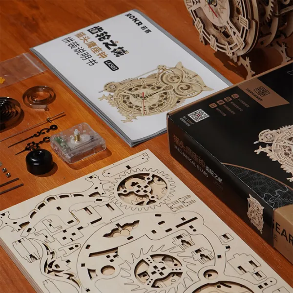 Puzzle 3D ROKR Owl Clock 14+/ Numărul de piese: 161 photo 2