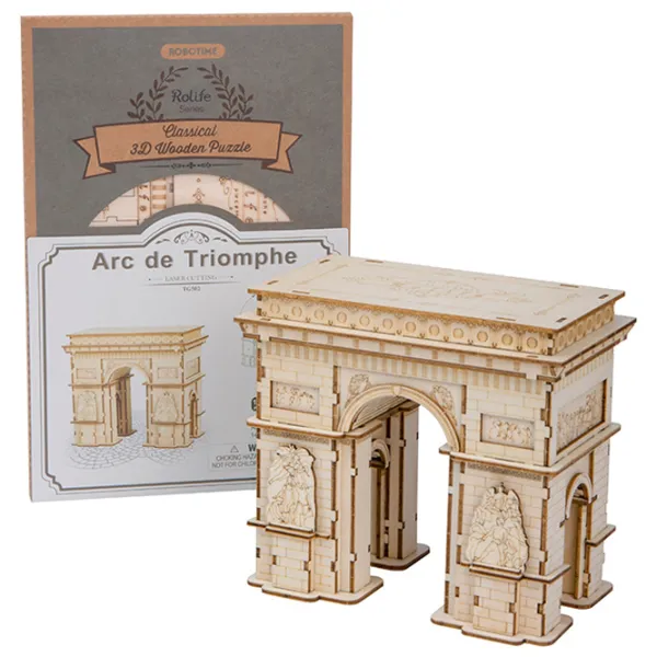 Puzzle 3D RoLife Arc de Triomphe 8+/ Numărul de piese: 118 photo 2