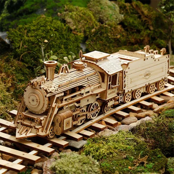 Пазл 3D ROKR Prime Steam Express Train 14+/ Количество деталей: 308 photo 3