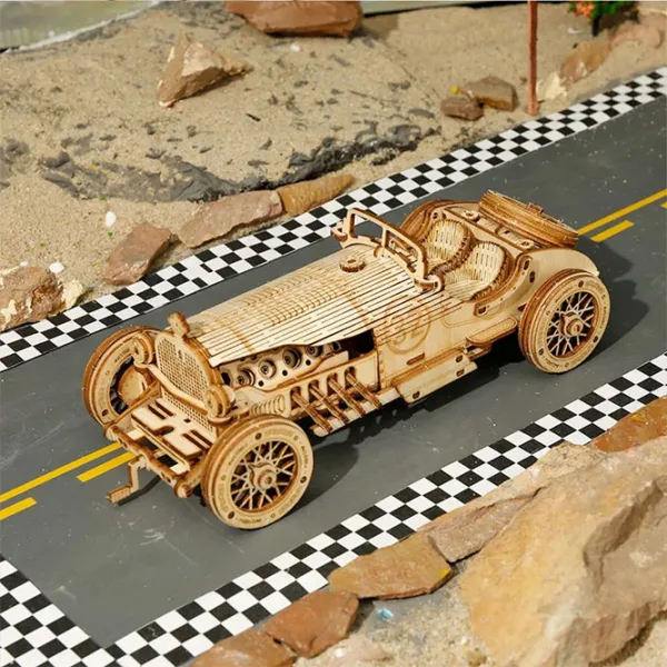 Пазл 3D ROKR Grand Prix Car 14+/ Количество деталей: 220 photo 3