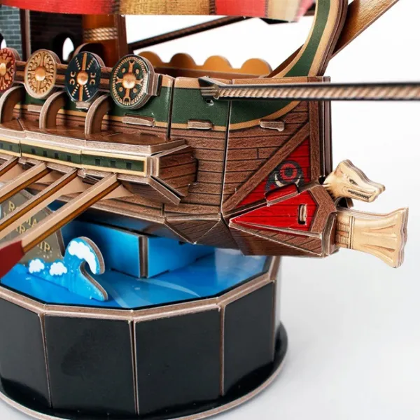Пазл 3D CubicFun Roman Warship 6+/ Количество деталей: 85 photo 2
