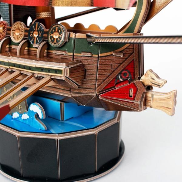 Пазл 3D CubicFun Roman Warship 6+/ Количество деталей: 85 photo 2