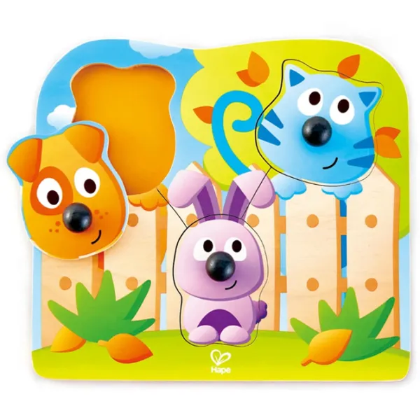Пазл 2D Hape Big Nose Wild 1+/ Количество деталей: 3 photo 2 Пазл 2D Hape Big Nose Wild 1+/ Количество деталей: 3 photo 2