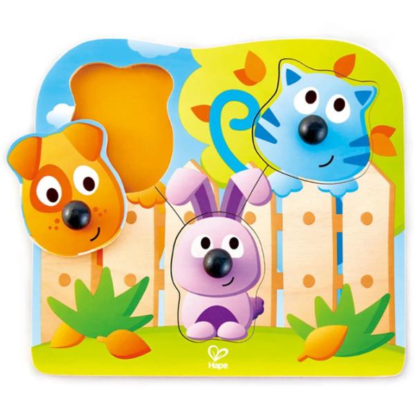 Пазл 2D Hape Big Nose Wild 1+/ Количество деталей: 3 photo 2 Пазл 2D Hape Big Nose Wild 1+/ Количество деталей: 3 photo 2