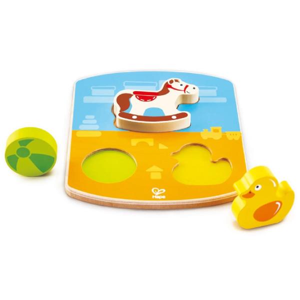 Пазл 2D Hape Chunky Toy 1+/ Количество деталей: 3 photo 2 Пазл 2D Hape Chunky Toy 1+/ Количество деталей: 3 photo 2