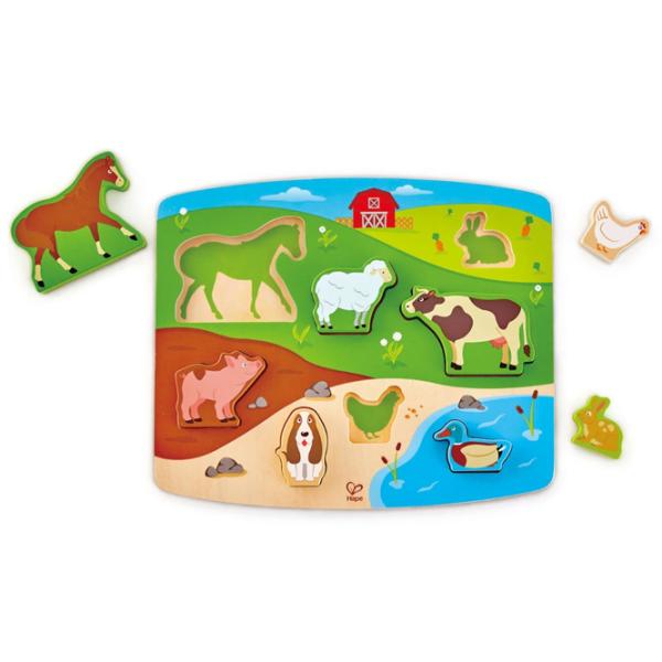 Пазл 2D Hape Farm Animal 2+/ Количество деталей: 8 photo 2 Пазл 2D Hape Farm Animal 2+/ Количество деталей: 8 photo 2