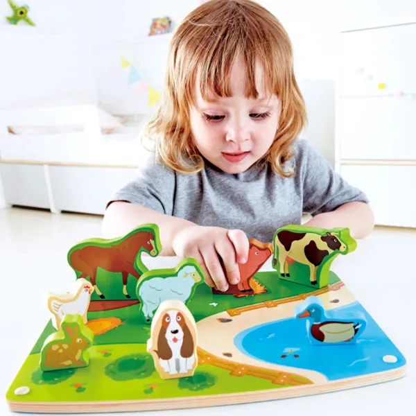 Пазл 2D Hape Farm Animal 2+/ Количество деталей: 8 photo 3 Пазл 2D Hape Farm Animal 2+/ Количество деталей: 8 photo 3