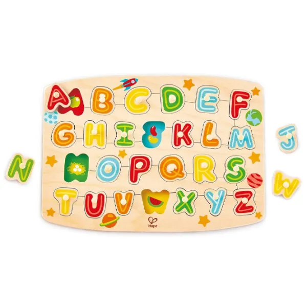 Пазл 2D Hape Alphabet Peg 3+/ Количество деталей: 27 photo 2