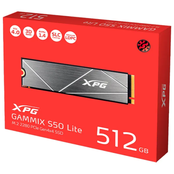 SSD ADATA S50 Lite 512 ГБ M.2 NVMe photo 6