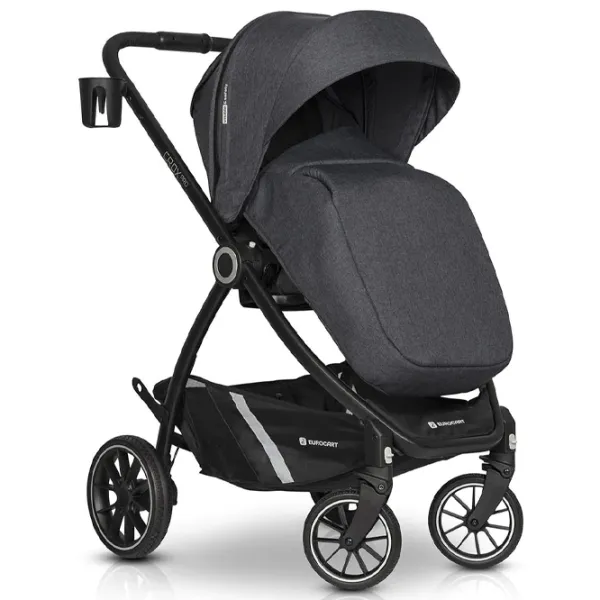 Cărucior pentru copil Euro-Cart Crox Pro 2 in 1 22450-1/ Dark Gray photo 2