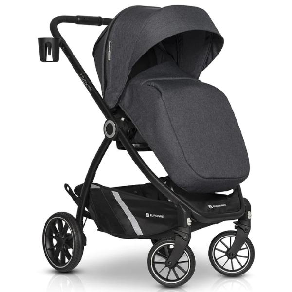 Cărucior pentru copil Euro-Cart Crox Pro 2 in 1 22450-1/ Dark Gray photo 2