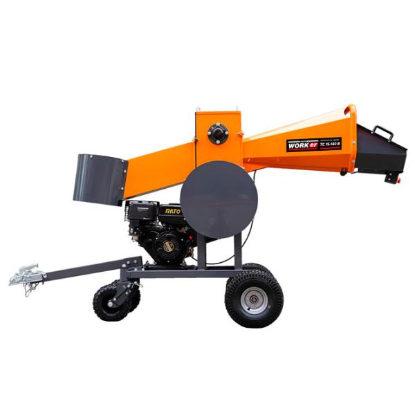 Aparat de mărunţit pentru crengi Technoworker TC 15-140 B 114 dB/ 1100 W photo 2