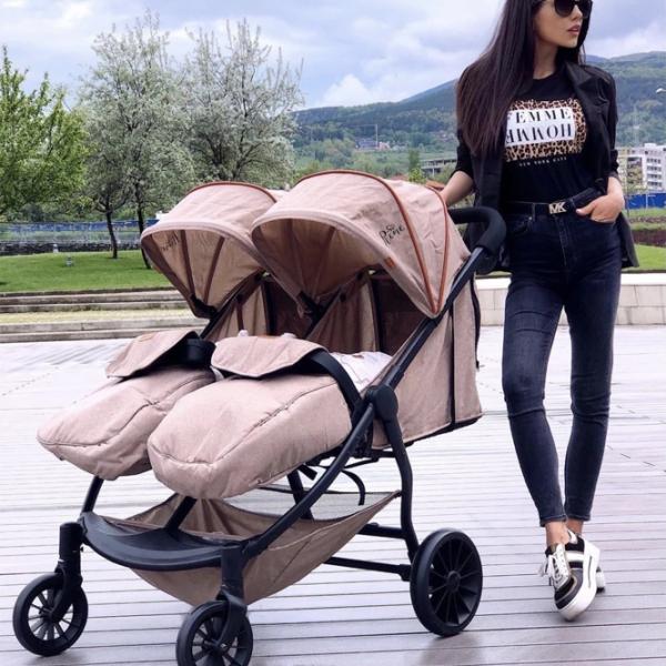 Детская коляска Moni Rome 00-00688579/ Бежевый photo 3