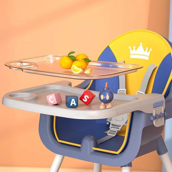 Стульчик для кормления 4Play Crown (00-00642571) Трансформер/ 6 месяцев / Желтый  photo 3
