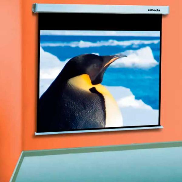 Ecran pentru proiector Reflecta CrystalLine Rollo 141 cm/ 180 cm/ Pe perete/ White photo 2