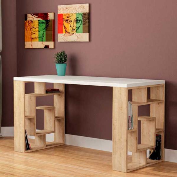 Masă de birou Showdeko Labirent PAL/ Oak photo 2