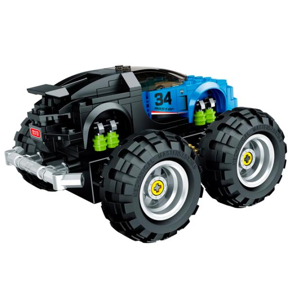 Конструктор с радиоуправлением XTech Off-Road Monster Truck Автомобиль/ Синий photo 2