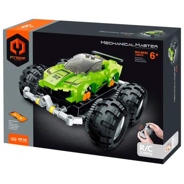 Конструктор с радиоуправлением XTech Off-Road Monster Truck Автомобиль/ Зелёный photo 3 Конструктор с радиоуправлением XTech Off-Road Monster Truck Автомобиль/ Зелёный photo 3