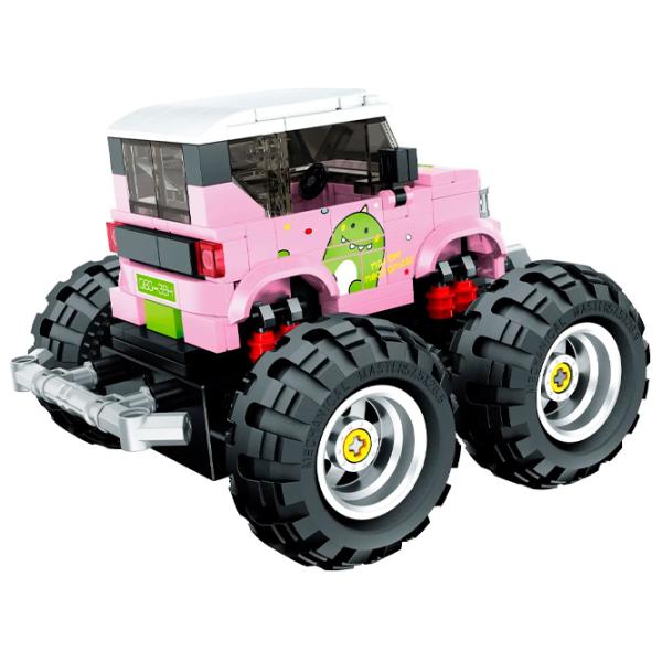 Constructor cu telecomandă XTech Off-Road Monster Truck Mașină/ Pink photo 2