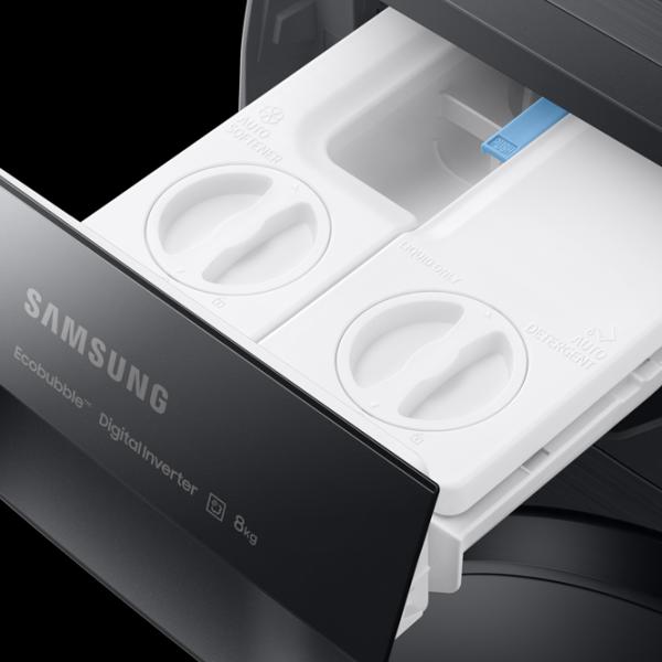 Стиральная машина Samsung WW80AG6L28BBCE 8 кг / 1200 об/мин / Черный photo 8