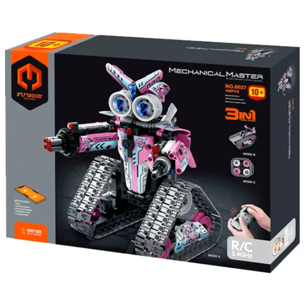 Конструктор с радиоуправлением XTech 3 in 1 Robot Робот/ Розовый photo 4
