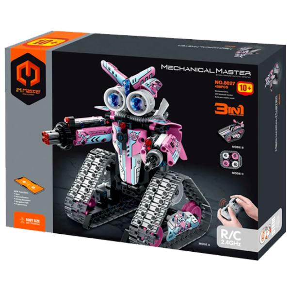 Конструктор с радиоуправлением XTech 3 in 1 Robot Робот/ Розовый photo 4
