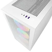 Carcasă NZXT H7 Flow RGB Mid Tower / White photo 5