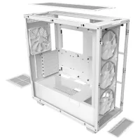 Carcasă NZXT H7 Flow RGB Mid Tower / White photo 9