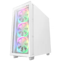 Carcasă NZXT H7 Flow Mid Tower / White photo 3