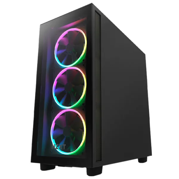 Корпус NZXT H7 Flow RGB Mid Tower / Черный photo 3