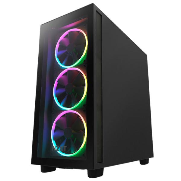 Корпус NZXT H7 Flow RGB Mid Tower / Черный photo 3