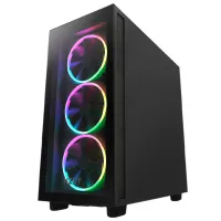 Carcasă NZXT H7 Flow RGB Mid Tower / Black photo 3