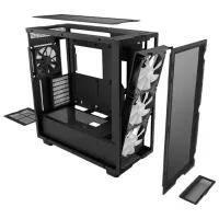 Carcasă NZXT H7 Flow RGB Mid Tower / Black photo 8