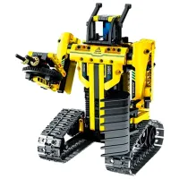 Constructor cu telecomandă XTech 3 in1 Excavator Transport/ Yellow photo 2