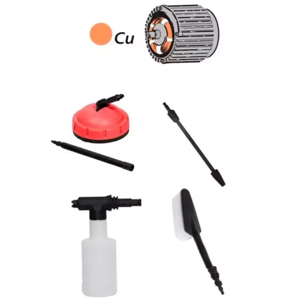 Maşină de curăţat cu presiune Dedra DED8822 2300 W/ Gray photo 4