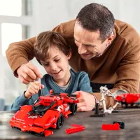 Конструктор с радиоуправлением XTech 2 in 1 Racing Car Автомобиль/ Красный photo 6