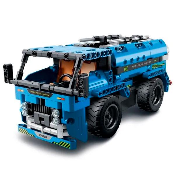 Конструктор с радиоуправлением XTech 2 in 1 Crane Truck Транспорт/ Синий photo 2