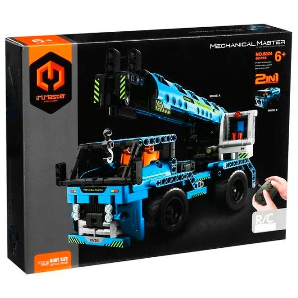 Конструктор с радиоуправлением XTech 2 in 1 Crane Truck Транспорт/ Синий photo 4