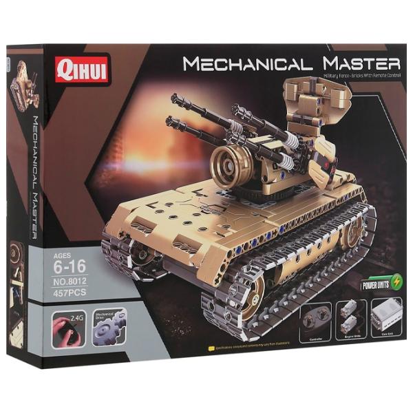 Конструктор с радиоуправлением XTech 2 in 1 Tank & Anti-aircraft Транспорт/ Бежевый photo 3