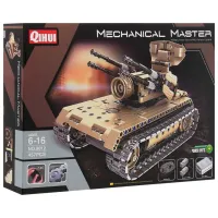 Конструктор с радиоуправлением XTech 2 in 1 Tank & Anti-aircraft Транспорт/ Бежевый photo 3