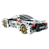Constructor XTech Pull Back Car Mașină/ White photo 2