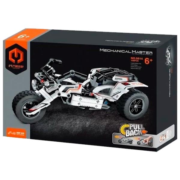 Конструктор XTech Pull Back Motorbike Транспорт/ Белый photo 3