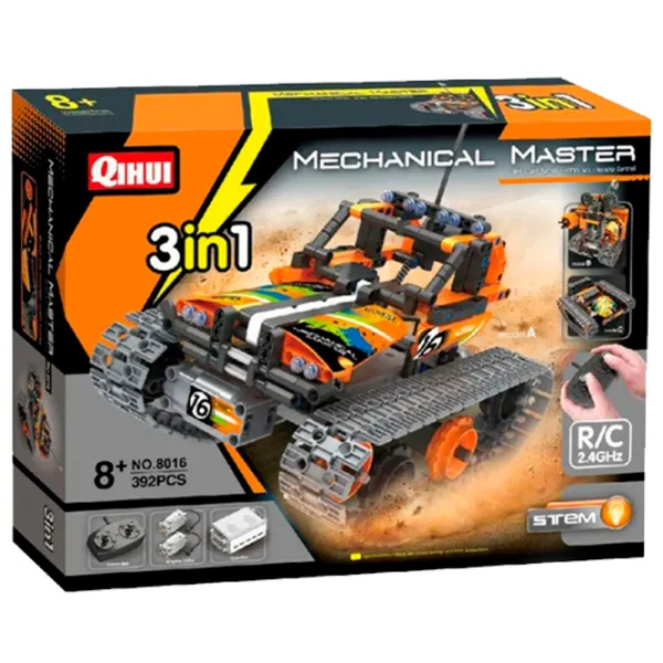 Конструктор с радиоуправлением XTech Bricks 3 in 1 Stunt Car Автомобиль/ Разноцветный photo 6