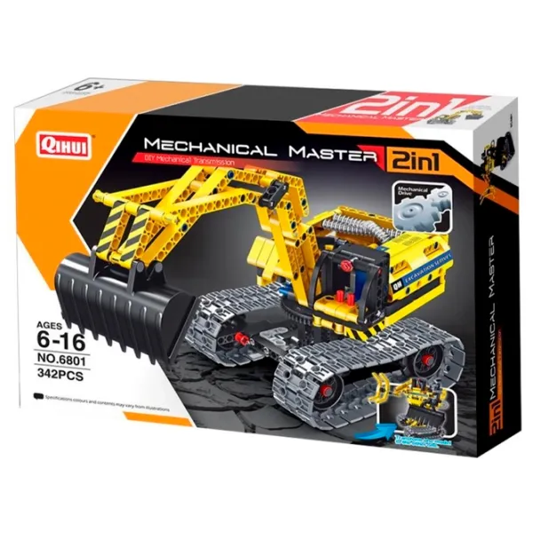 Constructor XTech Construction Excavator & Robot Robot/ Yellow photo 9