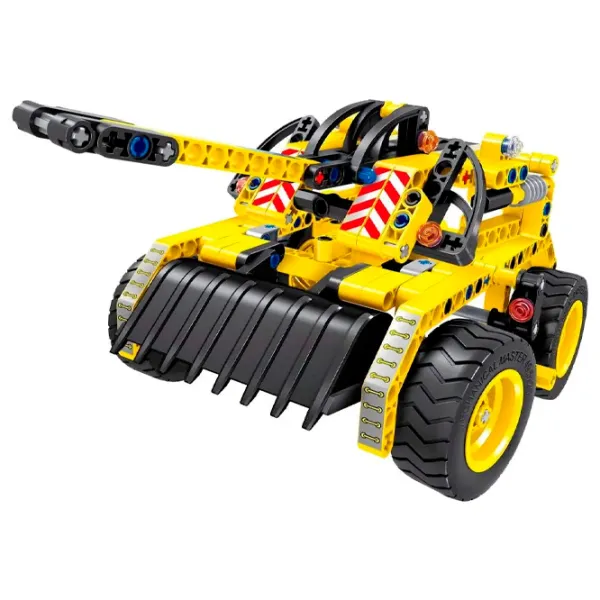Конструктор XTech 2 in 1 Construction Bulldozer & Tank Строительный бульдозер/ Желтый photo 2