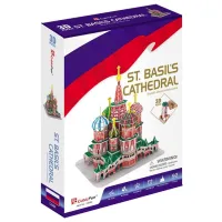 Puzzle 3D CubicFun St. Basil's Cathedral 8+/ Numărul de piese: 92 photo 2