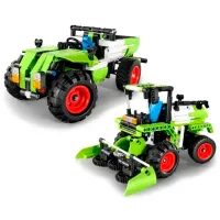 Constructor XTech 2 in 1 Combine harvester & Pick up Truck Transport/ Green photo 2